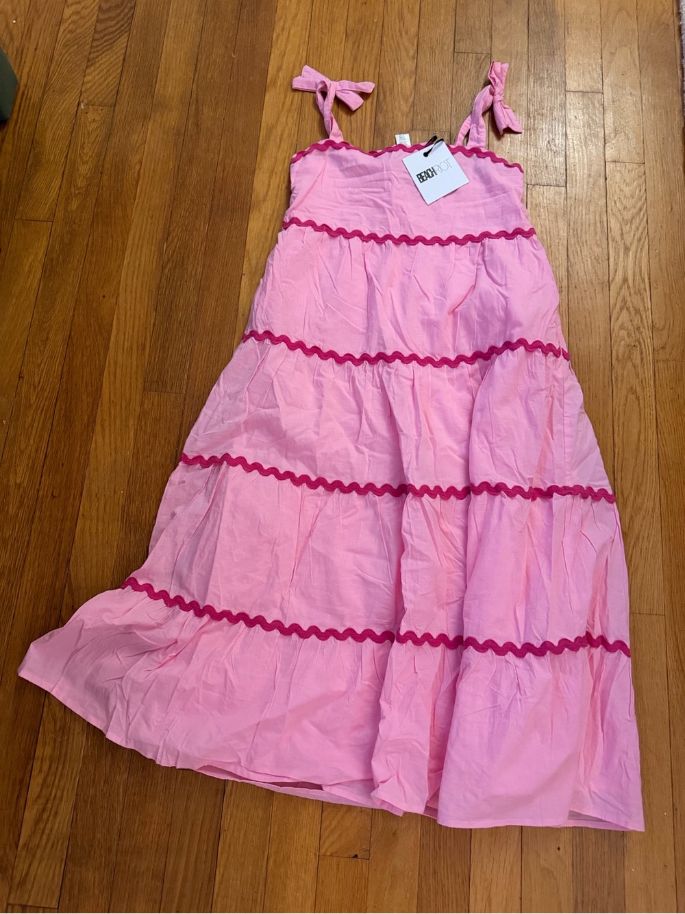 Beach Riot Pink Girls Charlotte Dress